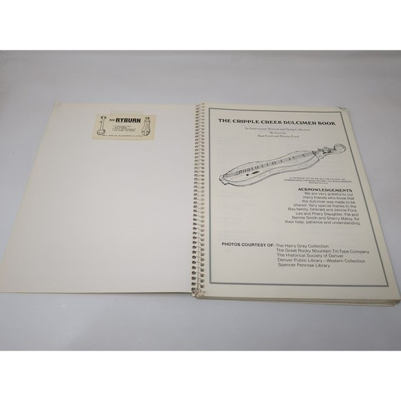 Vintage Mel Bay Cripple Creek Dulcimer Book 1977‎ 70s Instruction Music Lyrics - Picture 4 of 14